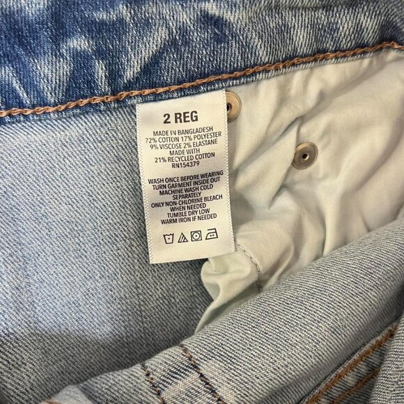 Aeropostale Mid Rise Flare Light Wash Size 2 Regular Denim Jeans Women - Picture 8 of 8